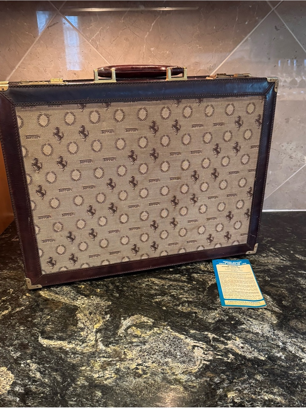 Ferrari Authentic attaché Briefcase